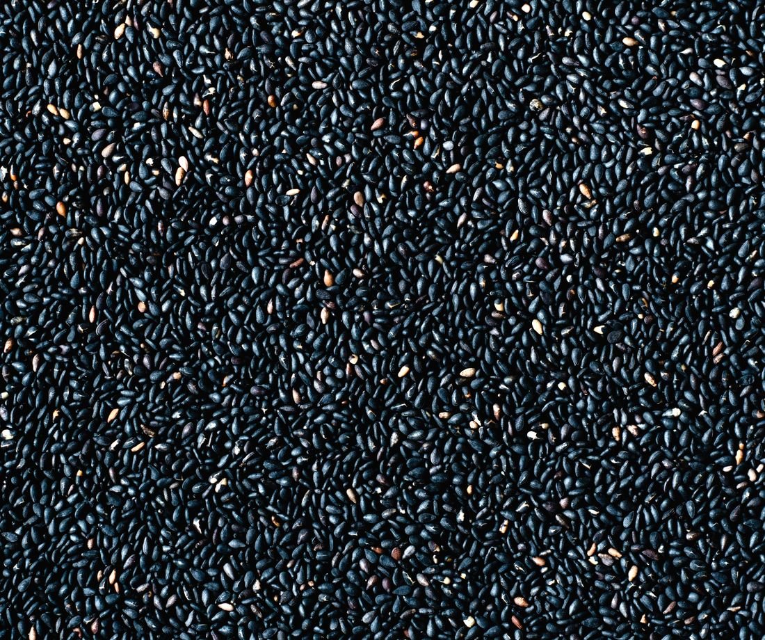 Close-up of sesame seeds
