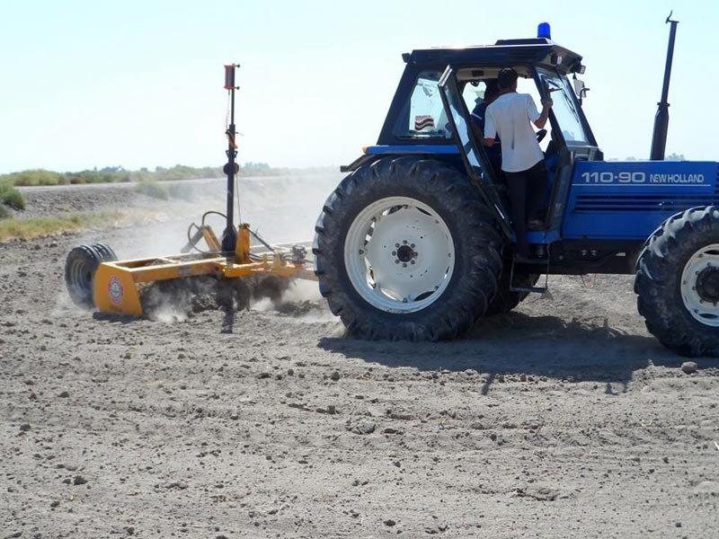 Laser land leveler agricultural equipment